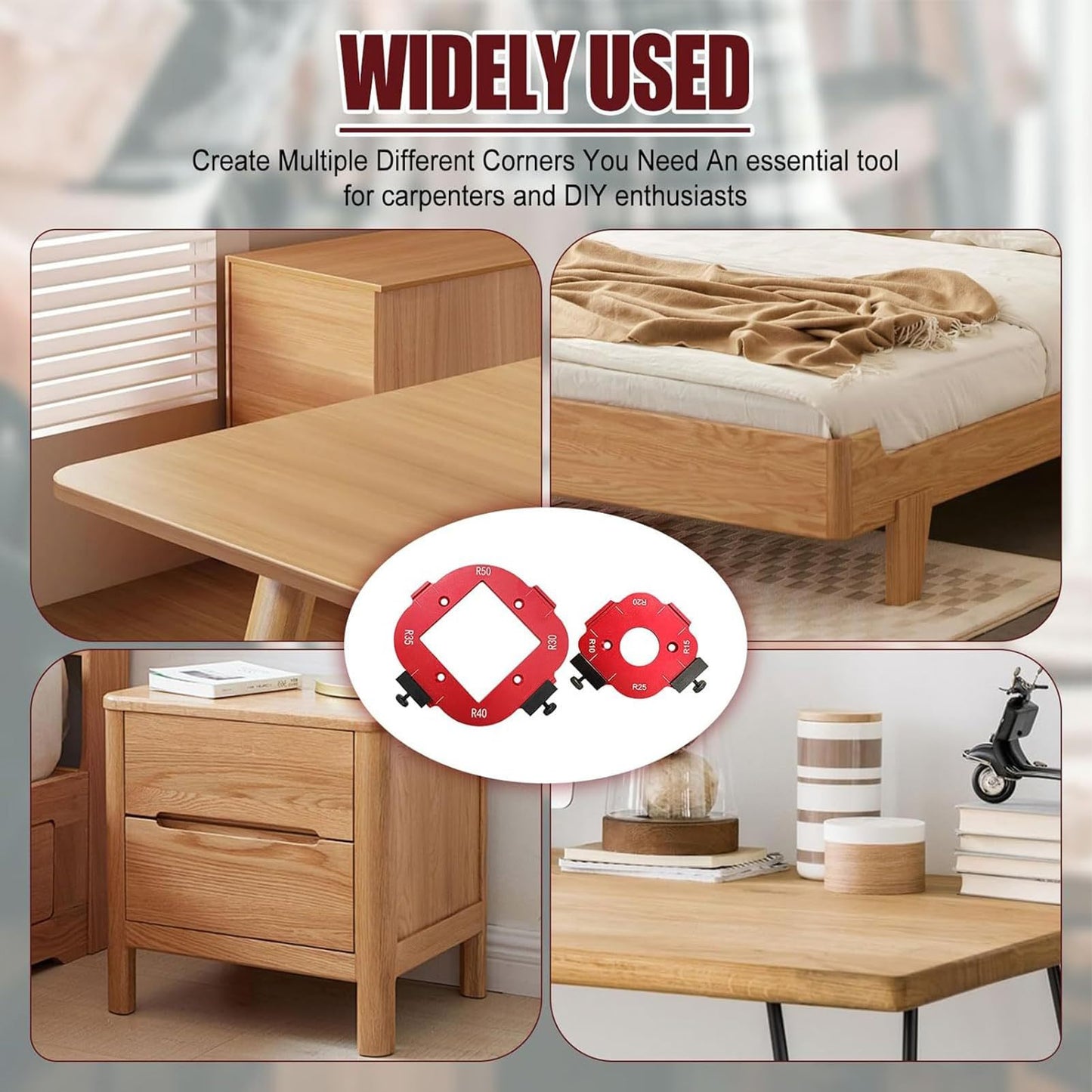 2-piece Woodworking Fillet Positioning Mold