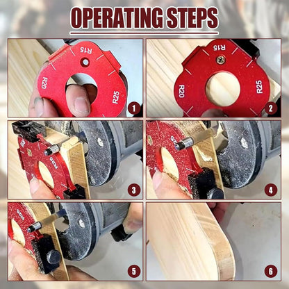 2-piece Woodworking Fillet Positioning Mold