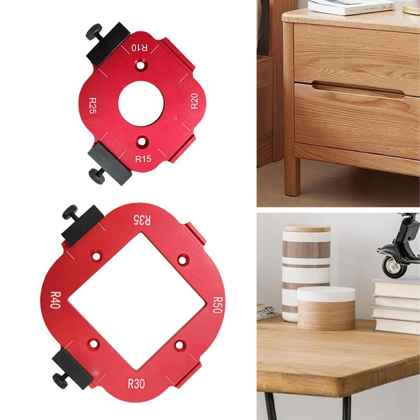 2-piece Woodworking Fillet Positioning Mold